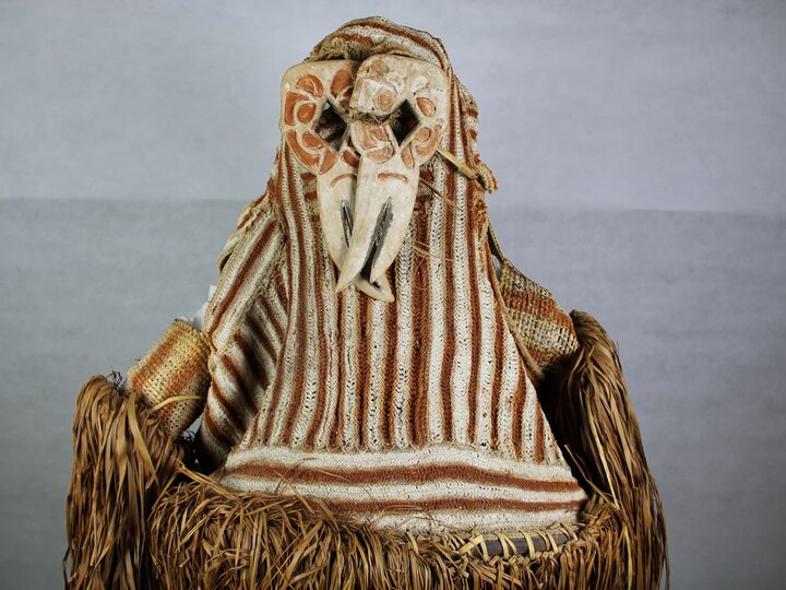 A decorative mask piece from the Oceana collection