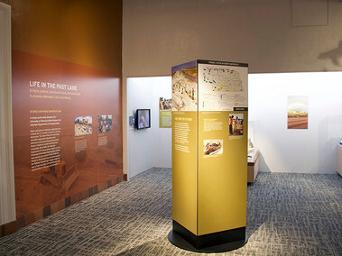 Highway Paleontology Exhibit display